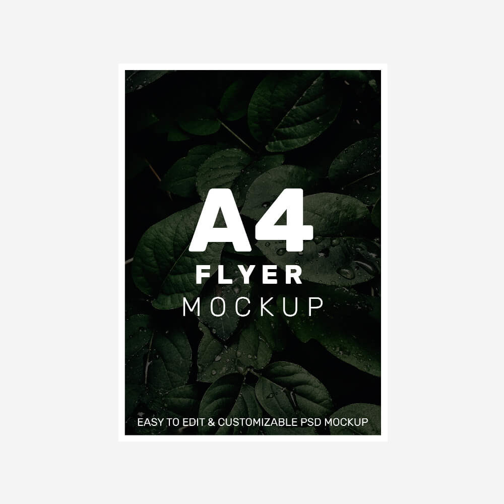 A4 Flyer PSD